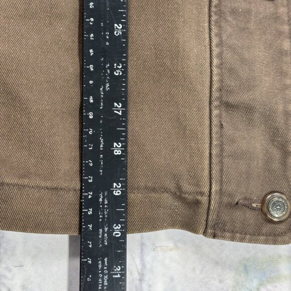 Vintage Ashton Cove Men's Barn Chore Utility Jacket Coat M Brown Plaid Lined - Picture 9 of 16